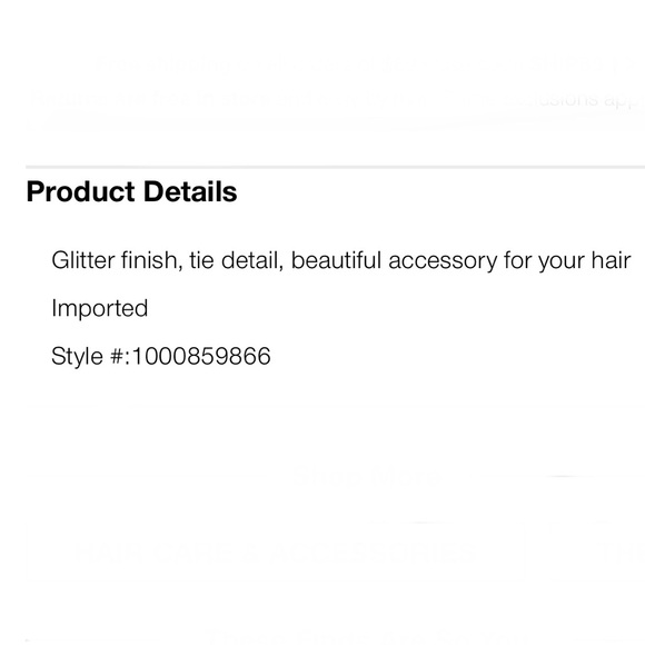 Lele Sadoughi, glitter head band - Picture 2 of 5